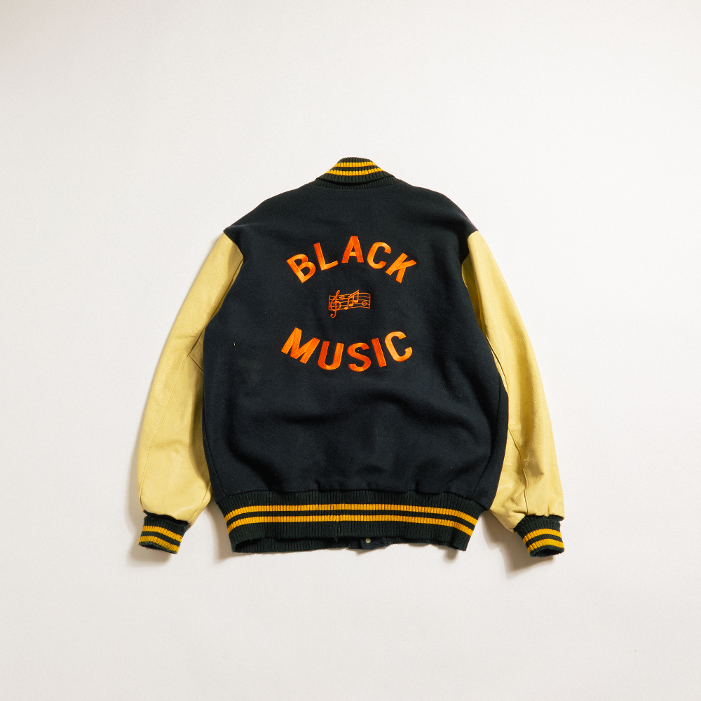 Black Music Letterman Jacket (XX-Large)