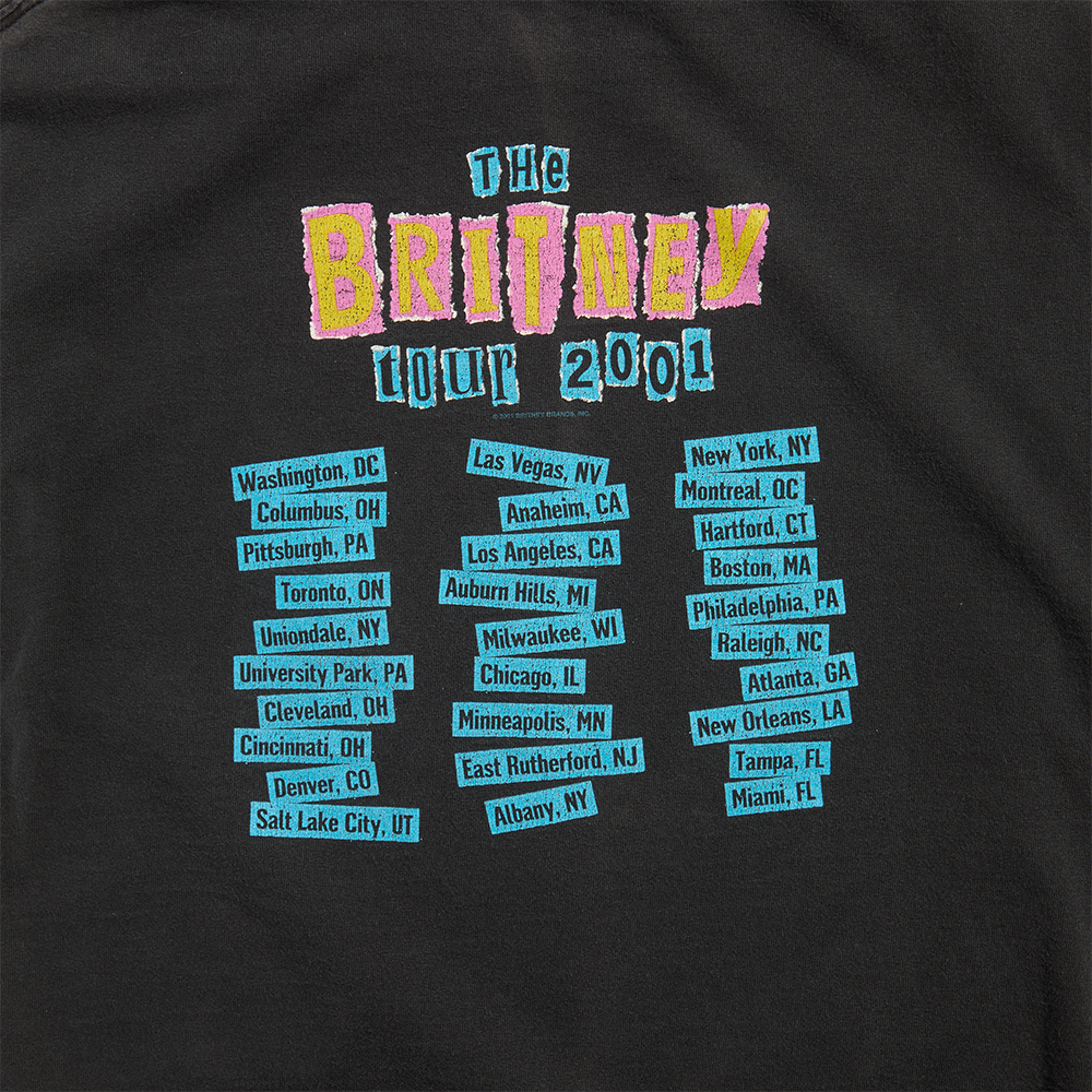 Britney Spears - 2001 Vintage T-Shirt (Medium) Back Detail