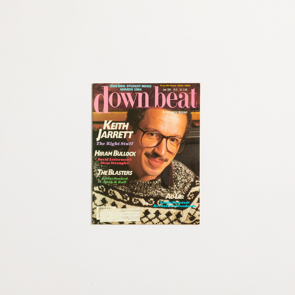 Keith Jarrett - 1984 Vintage Down Beat Magazine