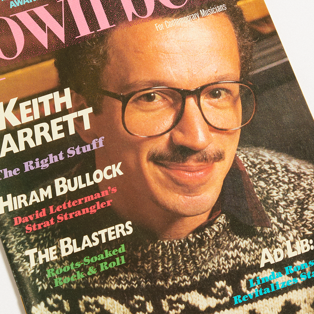 Keith Jarrett - 1984 Vintage Down Beat Magazine