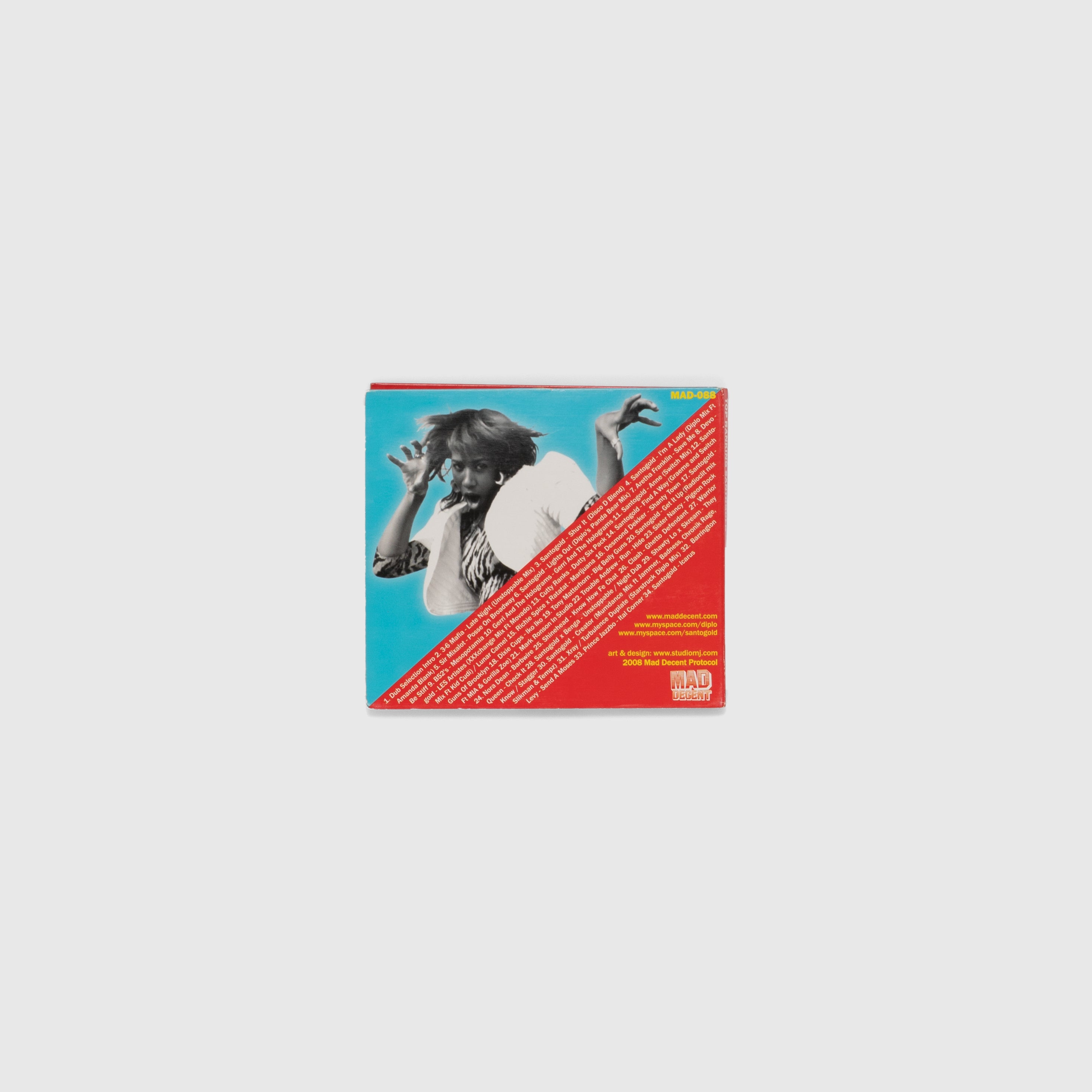 Top Ranking Santogold: A Diplo Dub CD - Diplo Back