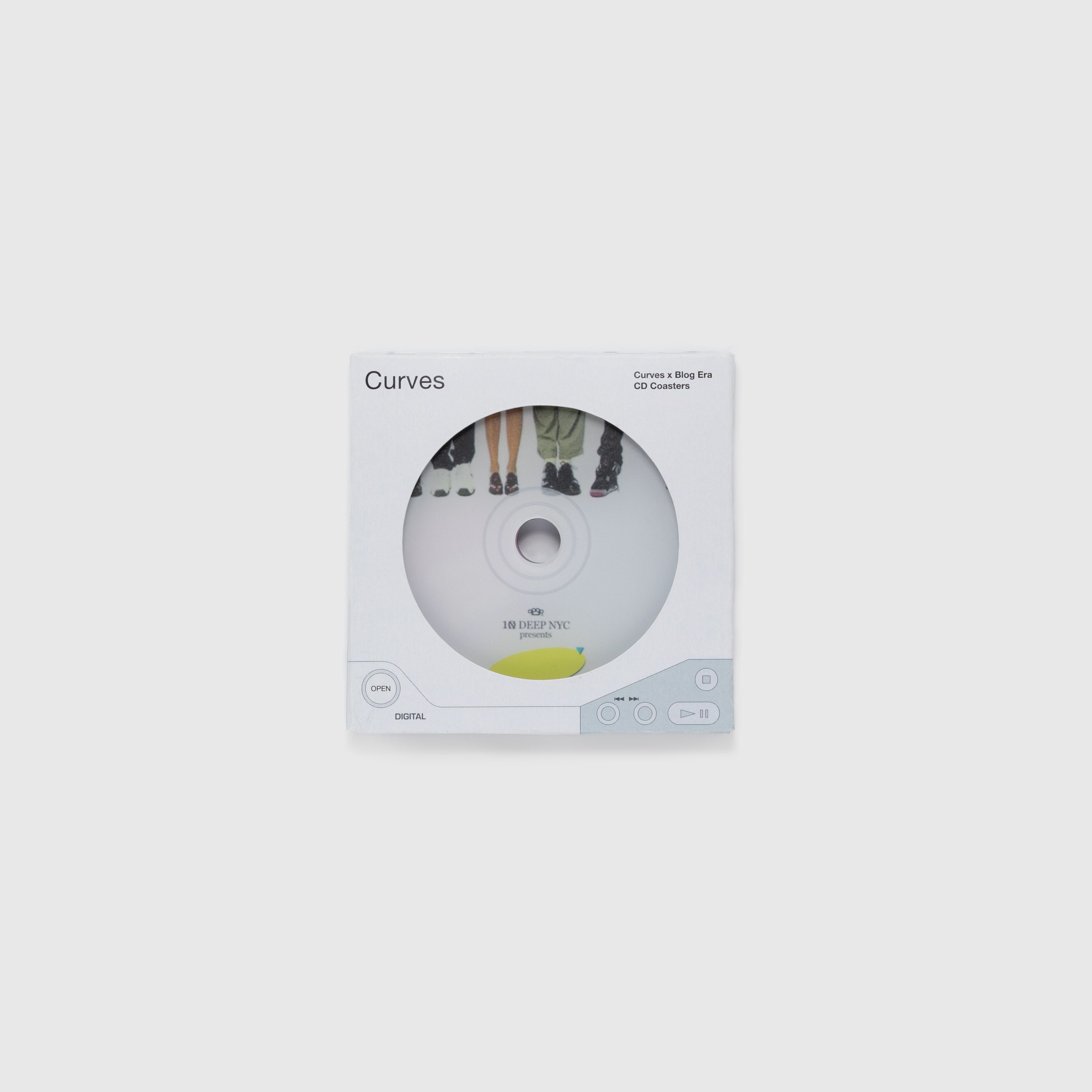 Curves x The Blog Era Mixtape CD Coasters Box