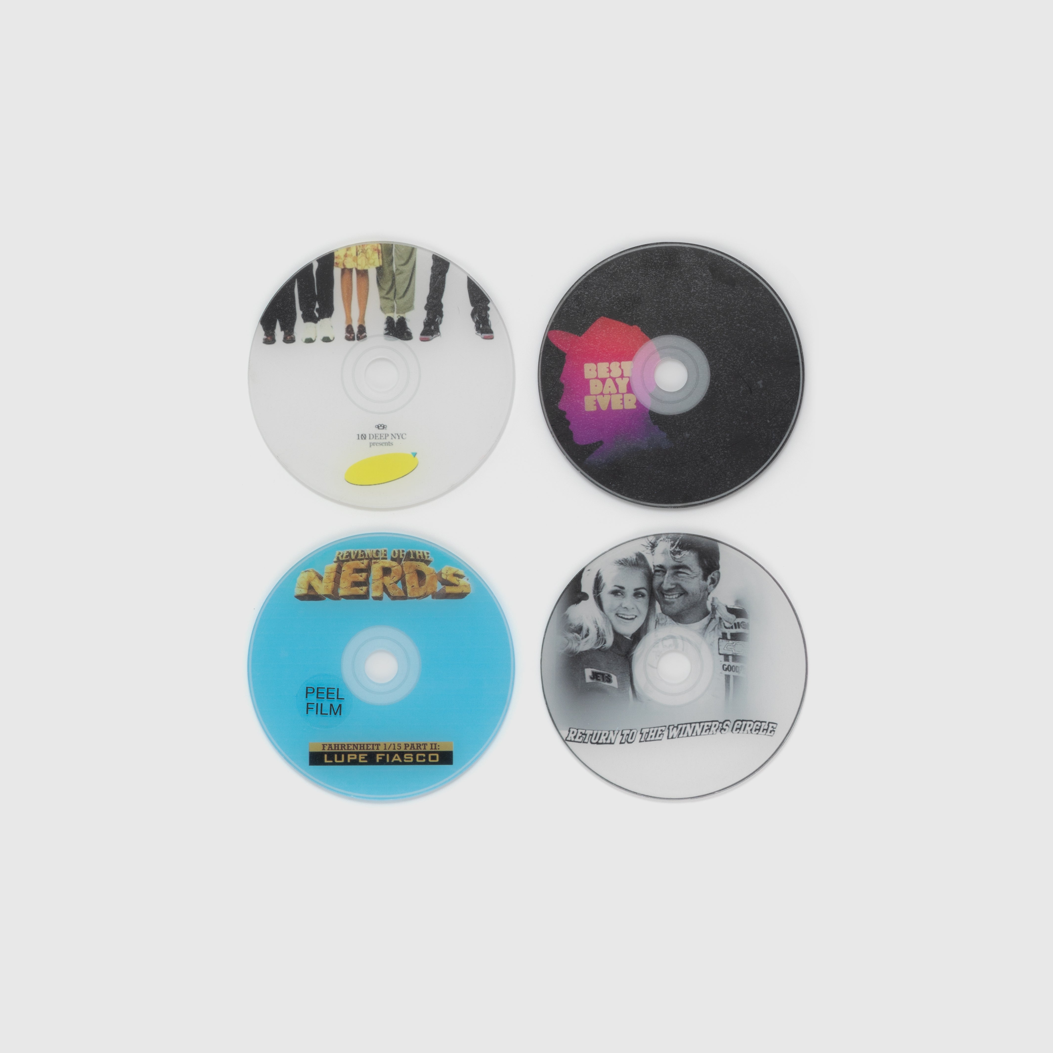 Curves x The Blog Era Mixtape CD Coasters
