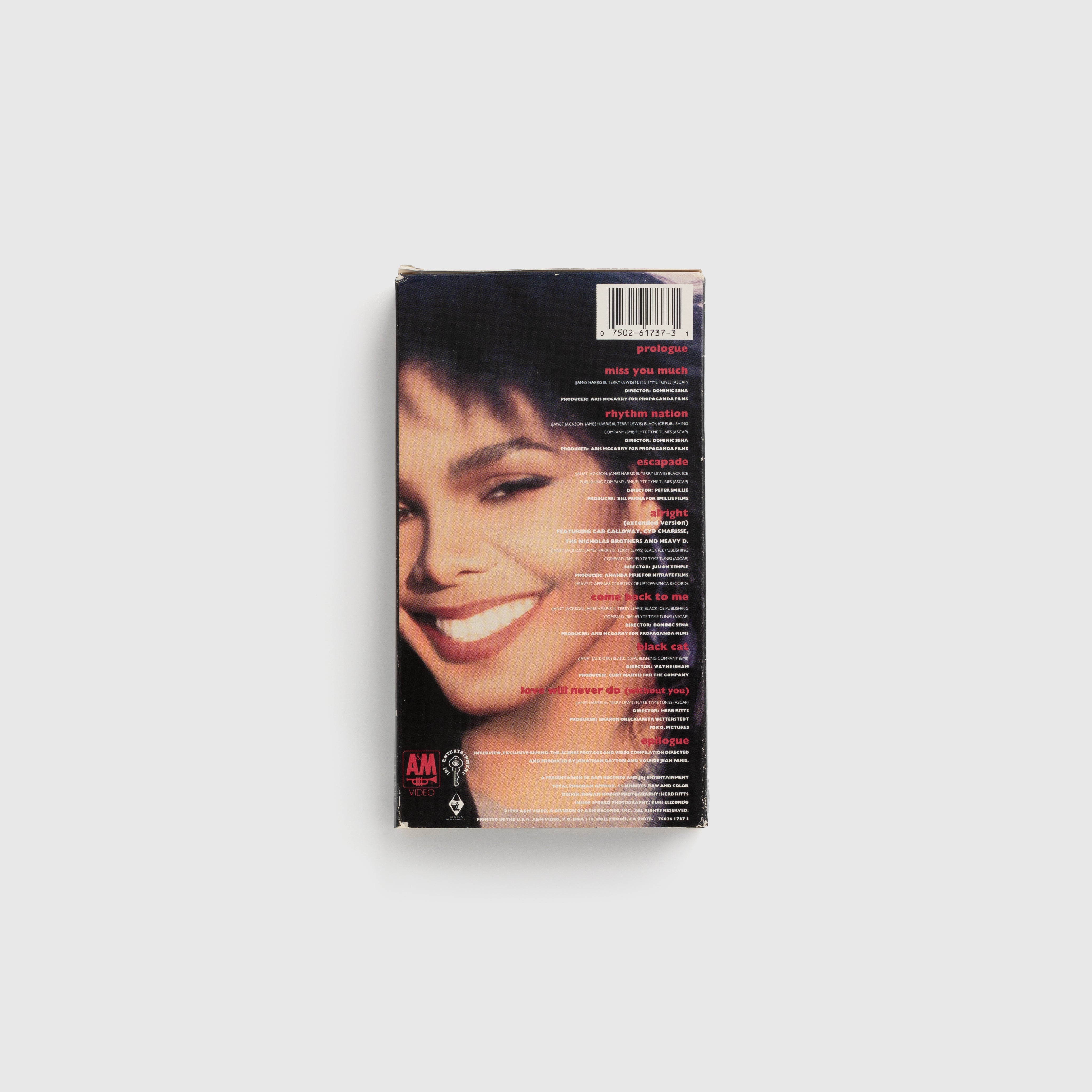 The Rhythm Nation Compilation VHS Back
