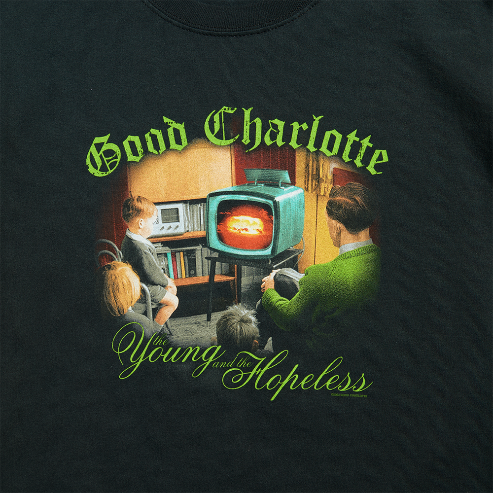 Vintage Good Charlotte T-Shirt (X-Large) Front Detail
