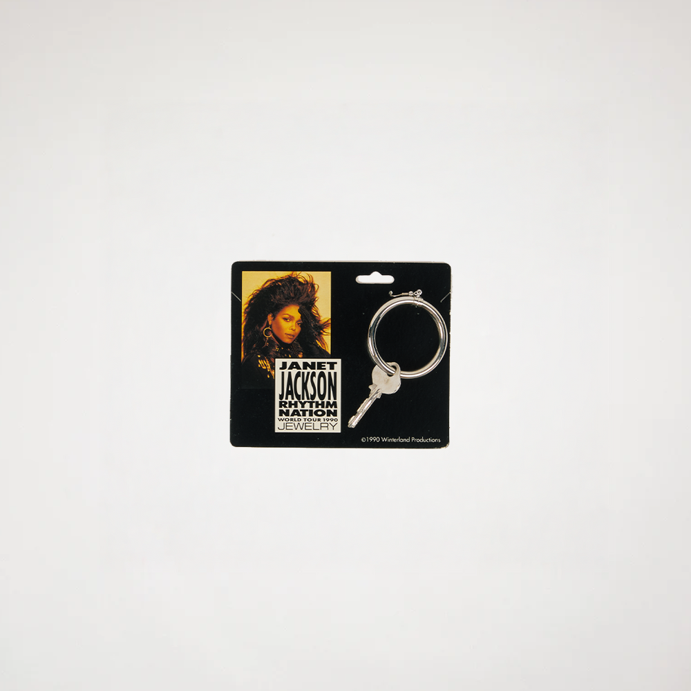 Janet Jackson - 1989 Rhythm Nation Key Hoop Earring