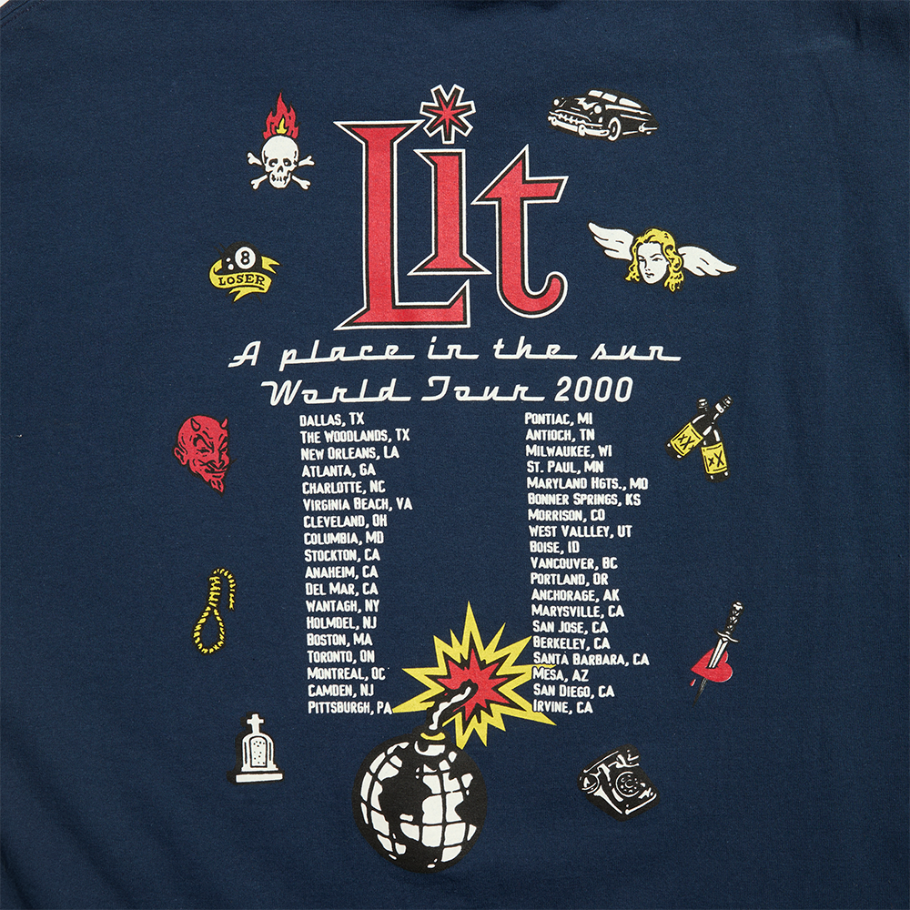 Lit - 1999 Vintage A Place in the Sun Tour T-Shirt (X-Large) Back Detail