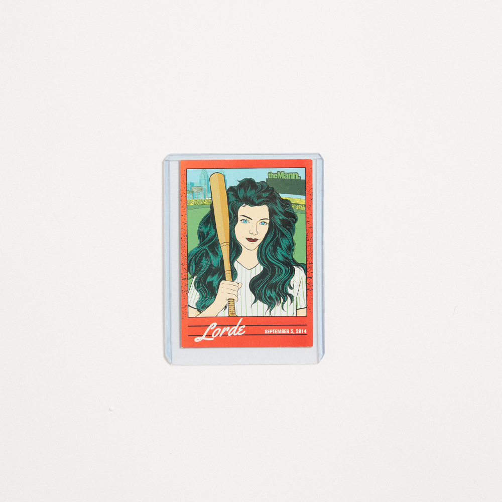 Lorde - 2014 Tour Mann Center Philadelphia Baseball Card