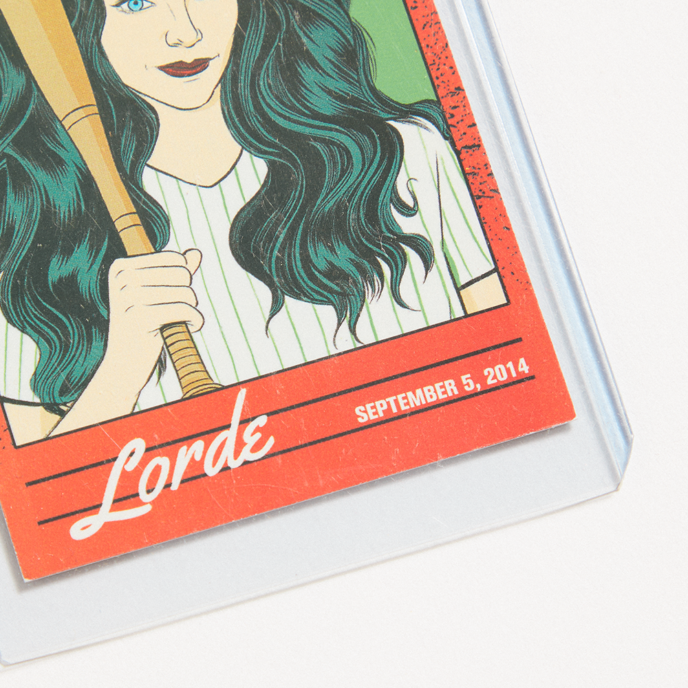 Lorde - 2014 Tour Mann Center Philadelphia Baseball Card