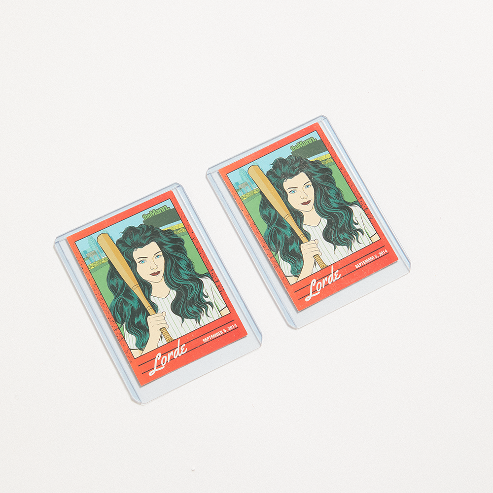 Lorde - 2014 Tour Mann Center Philadelphia Baseball Card