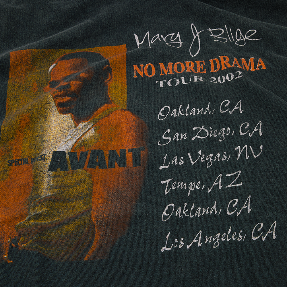 Mary J Blige - 2002 No More Drama Tour T-Shirt (2XL) Back Detail