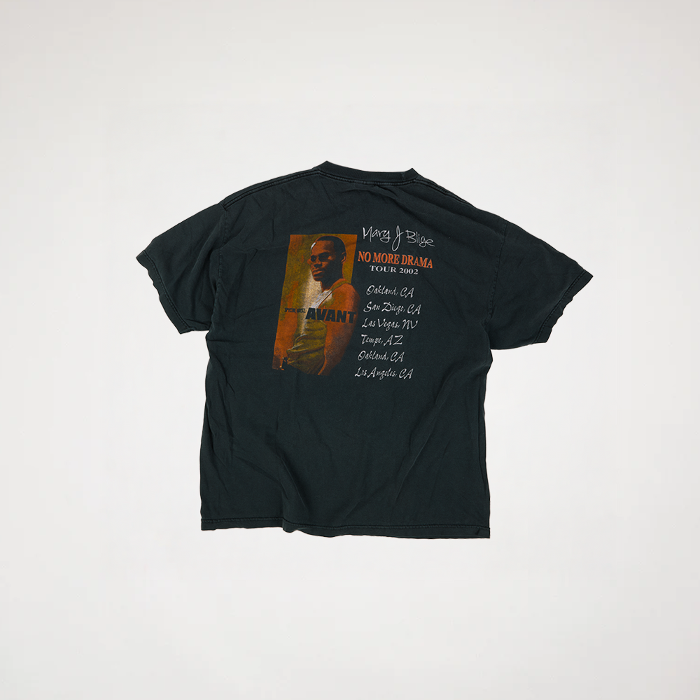 Mary J Blige - 2002 No More Drama Tour T-Shirt (2XL) Back