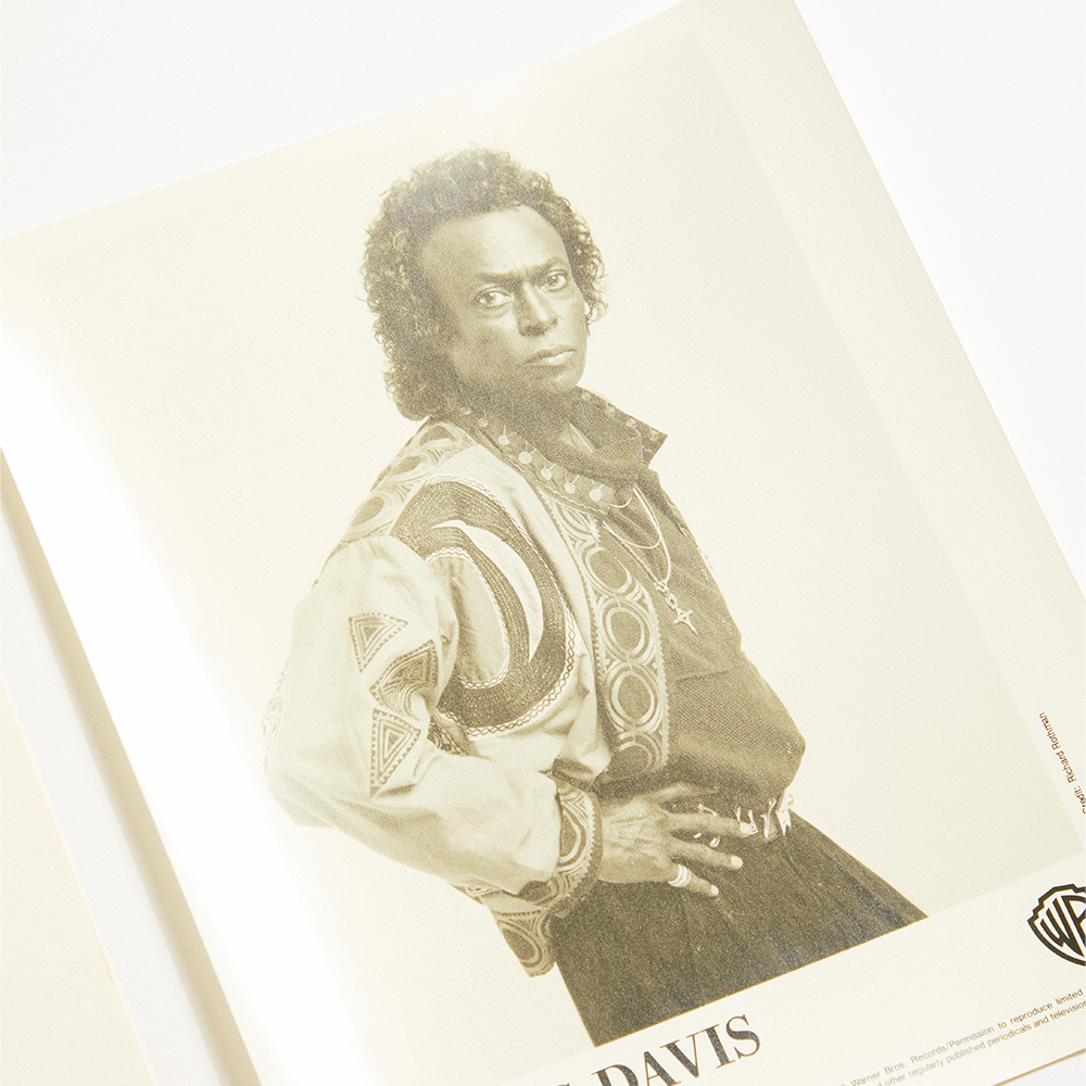 Miles Davis - Vintage 90s Promo Press Kit & Photo