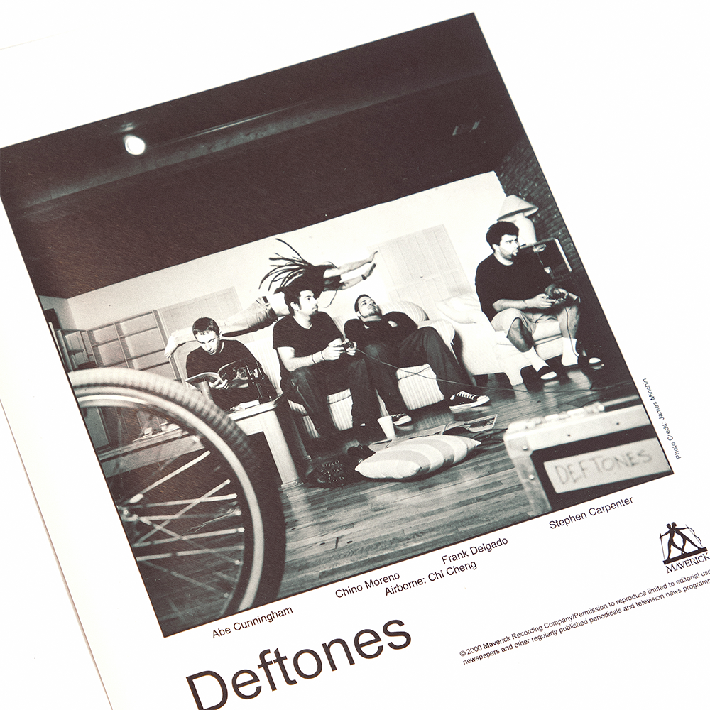 Deftones - 2000 Media Press Photos 8”x10”