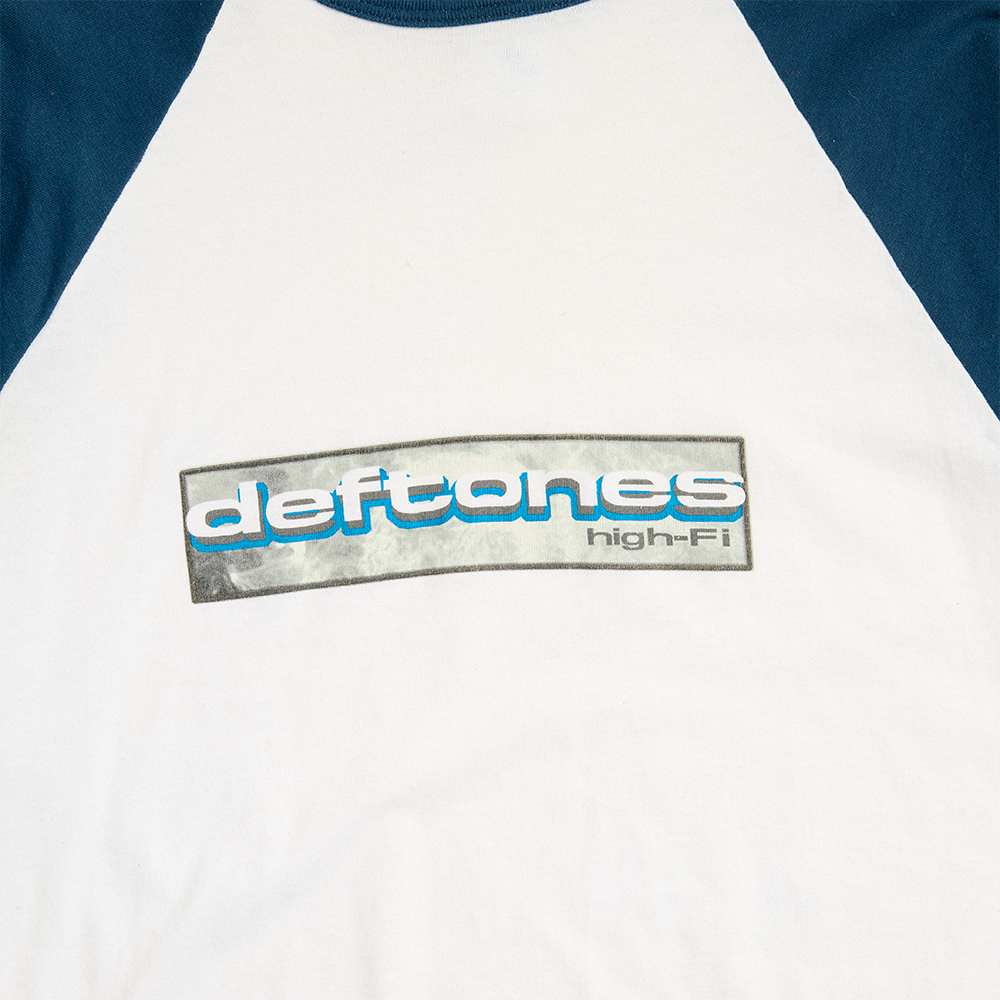 90's Deftones Hi-Fi Raglan (Large) Detail