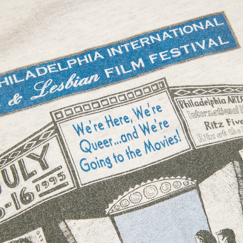 1990 Philadelphia Gay & Lesbian Film Festival T-Shirt (X-Large)