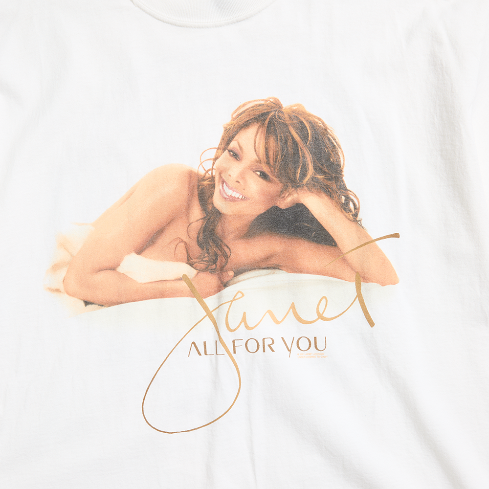 Janet Jackson - 2001 Vintage Tour T-Shirt (X-Large) Front Detail